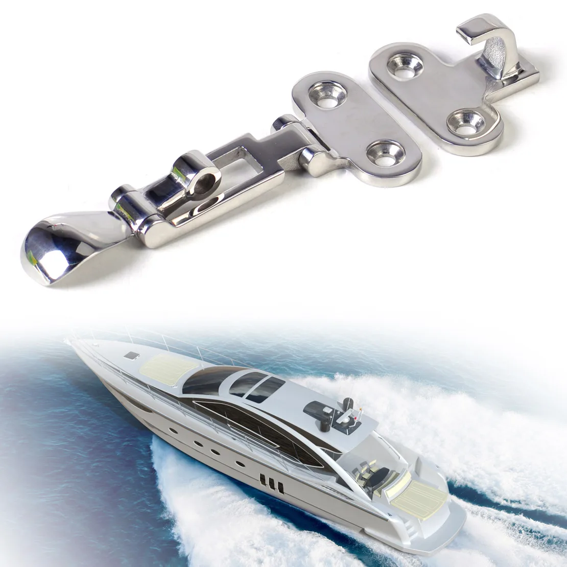 DWCX Stainless Steel Anti-Rattle Latch Set Hatch Locker Anti-Rattle Latch Fastener Clamp Fit for Boat Marine Hatch
DWCX Stainless Steel Anti-Rattle Latch Set Hatch Locker Anti-Rattle Latch Fastener Clamp Fit for Boat Marine Hatch