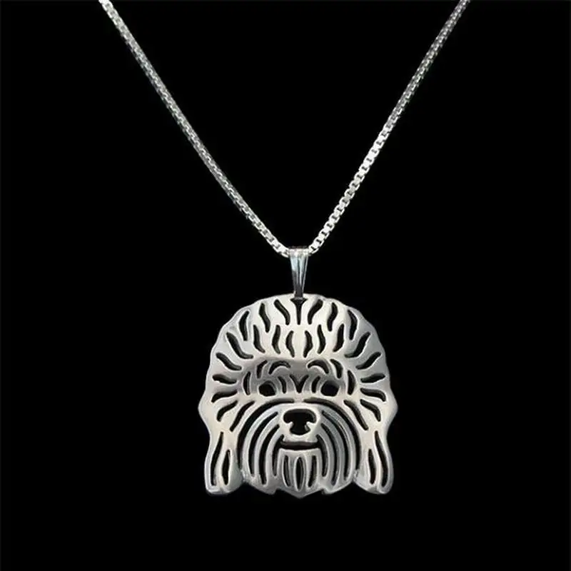 Женский кулон из сплава с вырезами ожерелья для женщин Dandie Dinmont Terrier собак Прямая