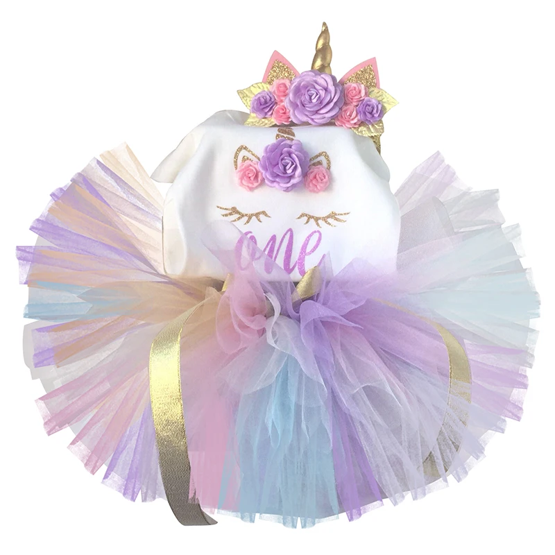 1 Year First Newborn Baby Girls 1st First Birthday Unicorn Dress Infant Babe Clothes Gold Baptism Christening Dress for Girl
1 Year First Newborn Baby Girls 1st First Birthday Unicorn Dress Infant Babe Clothes Gold Baptism Christening Dress for Girl