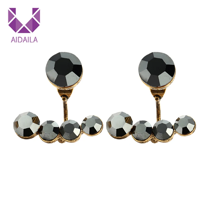 Earrings Jacket for Ladies Women Cute Fashion Rhinestone Front and Back Ear Jacket Earrings For Women Jewelry High Quality
Earrings Jacket for Ladies Women Cute Fashion Rhinestone Front and Back Ear Jacket Earrings For Women Jewelry High Quality