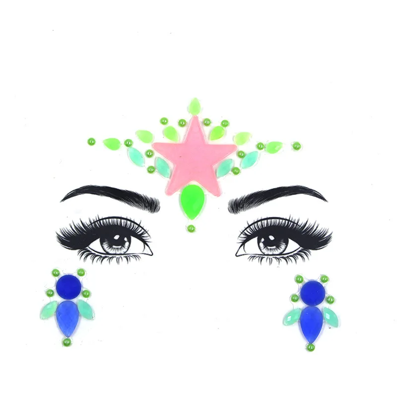 Temporary Rhinestone Glitter Tattoo Stickers Face Jewels Gems Music Festival Party Makeup Body Jewels Flash Face Crystal Sticker
Temporary Rhinestone Glitter Tattoo Stickers Face Jewels Gems Music Festival Party Makeup Body Jewels Flash Face Crystal Sticker
