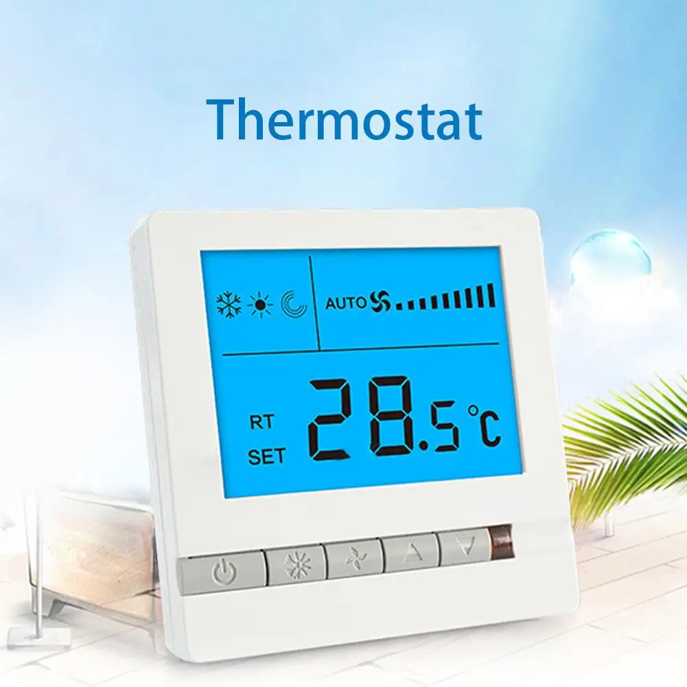 WiFi Smart Thermostat Three Speed Switch Temperature Controller For Central Air Conditioning
WiFi Smart Thermostat Three Speed Switch Temperature Controller For Central Air Conditioning