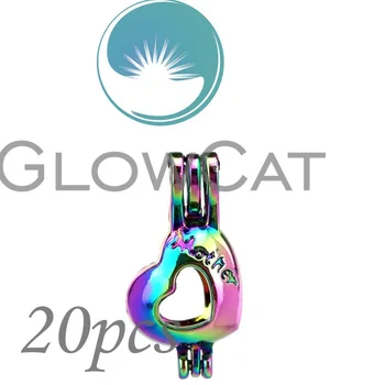 20X CC698 Colorful Heart Mother Love Beads Cage Jewelry Making Essential Oil Diffuser Aroma Stone Pearl Cage Locket Pendant
20X CC698 Colorful Heart Mother Love Beads Cage Jewelry Making Essential Oil Diffuser Aroma Stone Pearl Cage Locket Pendant