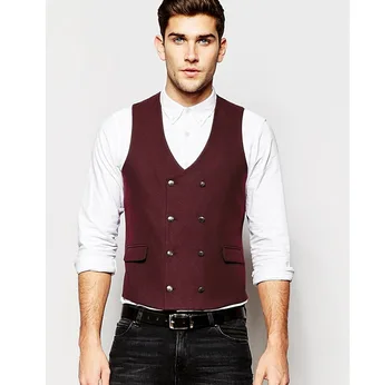 Hot Sale Custom Made Modern Fit Suit Separate Vest Slim Waistcoat In Burgundy Business Vests For Man
Hot Sale Custom Made Modern Fit Suit Separate Vest Slim Waistcoat In Burgundy Business Vests For Man