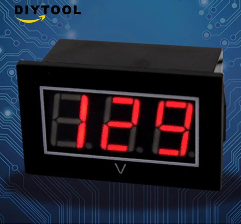DC 15-120V Red LED Digital Display Voltmeter Mini Voltage Meter Volt Tester Panel for Cars Vehicles
DC 15-120V Red LED Digital Display Voltmeter Mini Voltage Meter Volt Tester Panel for Cars Vehicles