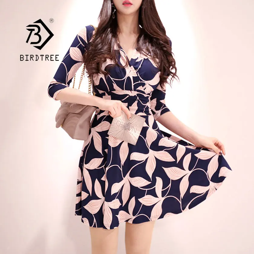 2019 New Summer Women'S Print Flower Slim Dress Half Sleeve High Waist V Neck Above Knee Vestido Lady Korean Hot Sale D93607Z
2019 New Summer Women'S Print Flower Slim Dress Half Sleeve High Waist V Neck Above Knee Vestido Lady Korean Hot Sale D93607Z