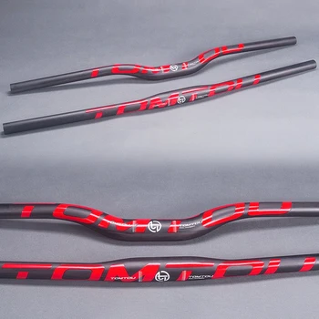 TOMTOU Matte Full UD Carbon Fiber Mountain Bikes Horizontal Handlebar Bicycle Parts Red Glossy Logo 31.8mm
TOMTOU Matte Full UD Carbon Fiber Mountain Bikes Horizontal Handlebar Bicycle Parts Red Glossy Logo 31.8mm