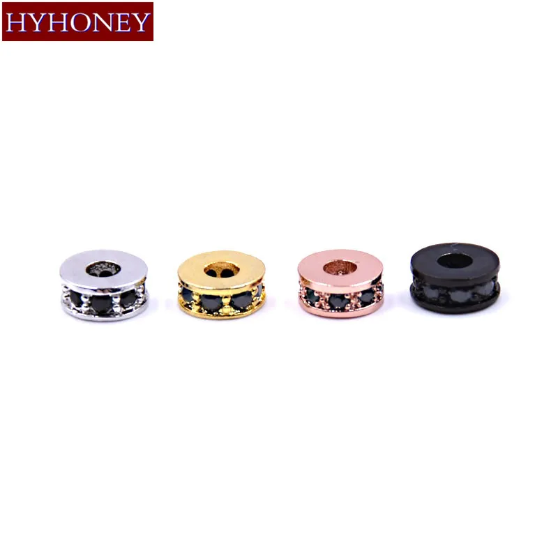 HYHONEY 4 Color 5pcs/lot Zircon Separated Bead Brass Beads & Jewelry Making material DIY Bracelet Accessories
HYHONEY 4 Color 5pcs/lot Zircon Separated Bead Brass Beads & Jewelry Making material DIY Bracelet Accessories