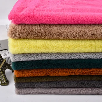 Imitation rabbit fur short plush autumn and winter multicolor fashion costume fabric 
Imitation rabbit fur short plush autumn and winter multicolor fashion costume fabric