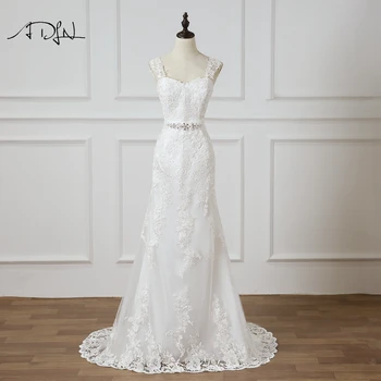 ADLN Elegant Lace Wedding Dress with Sash Robe de Mariage High Quality Lower Back Bridal Gown Customized 2019
ADLN Elegant Lace Wedding Dress with Sash Robe de Mariage High Quality Lower Back Bridal Gown Customized 2019