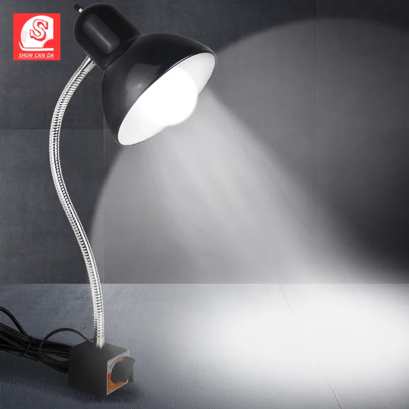 Magnetic base Led lights with E27 led bulb Sewing Machine Light 7w 9w 12w 220v table lamp Garage High Bay lamp industrial light 
Magnetic base Led lights with E27 led bulb Sewing Machine Light 7w 9w 12w 220v table lamp Garage High Bay lamp industrial light
