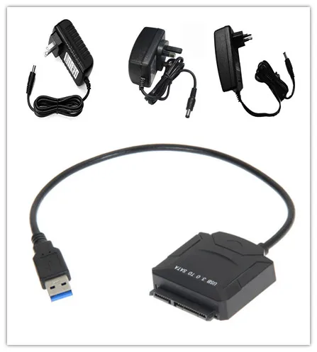 USB 3.0 a SATA Cable adaptador para 2.5 "HDD de 3,5 pulgadas SSD disco duro portátil DVD y Blu-ray /CD-ROM/DVD-ROM EU/UK/Adaptad
USB 3.0 a SATA Cable adaptador para 2.5 "HDD de 3,5 pulgadas SSD disco duro portátil DVD y Blu-ray /CD-ROM/DVD-ROM EU/UK/Adaptad
