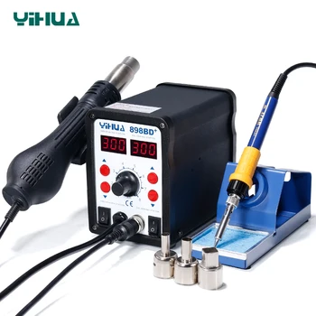 YIHUA898BD+ Desoldering Hot Air Soldering Station 110 V With Iron Soldering Welding Station For Repair
YIHUA898BD+ Desoldering Hot Air Soldering Station 110 V With Iron Soldering Welding Station For Repair
