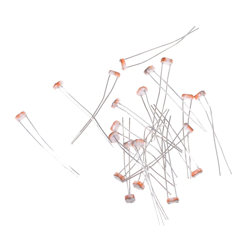 20PCS X 5528 Light Dependent Resistor LDR 5MM Photoresistor And Retail Photoconductive Resistance Wholesale
20PCS X 5528 Light Dependent Resistor LDR 5MM Photoresistor And Retail Photoconductive Resistance Wholesale
