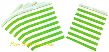 100pcs/lot 5*7 inch Apple Green Horizontal Stripe Biodegradable Paper Treat Bags Party Favors Wedding Bridal Shower Table Decors
100pcs/lot 5*7 inch Apple Green Horizontal Stripe Biodegradable Paper Treat Bags Party Favors Wedding Bridal Shower Table Decors