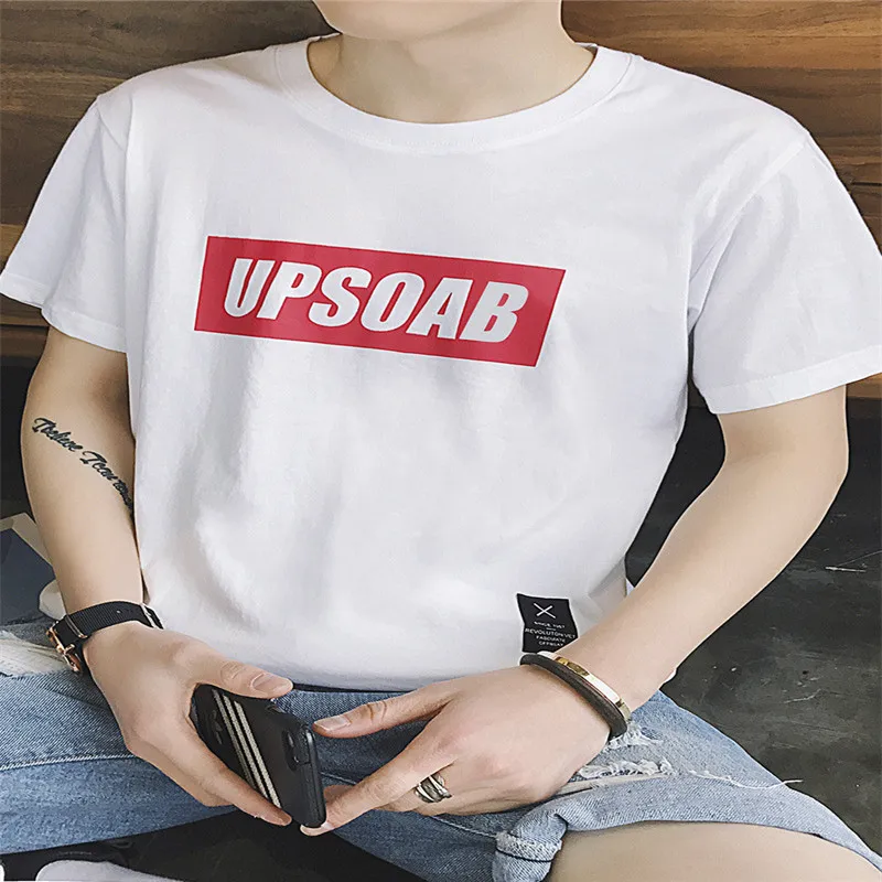 Print short-sleeved T-shirt men plus fat big round neck Harajuku trend compassionate summer tops
Print short-sleeved T-shirt men plus fat big round neck Harajuku trend compassionate summer tops