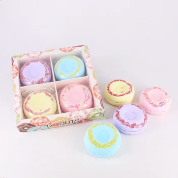 Bath Bombs Gift Set 4 Packs Natural Donut Bath Spa Kit Handmade Organic Spa Bomb Ideal Gift for Women, Men, Girls
Bath Bombs Gift Set 4 Packs Natural Donut Bath Spa Kit Handmade Organic Spa Bomb Ideal Gift for Women, Men, Girls