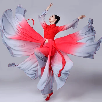 Brand New Ladies Classical Dance Costumes Women Fresh And Elegant Chinese Style Folk Dance Costumes Ladies New Costume Hanfu
Brand New Ladies Classical Dance Costumes Women Fresh And Elegant Chinese Style Folk Dance Costumes Ladies New Costume Hanfu