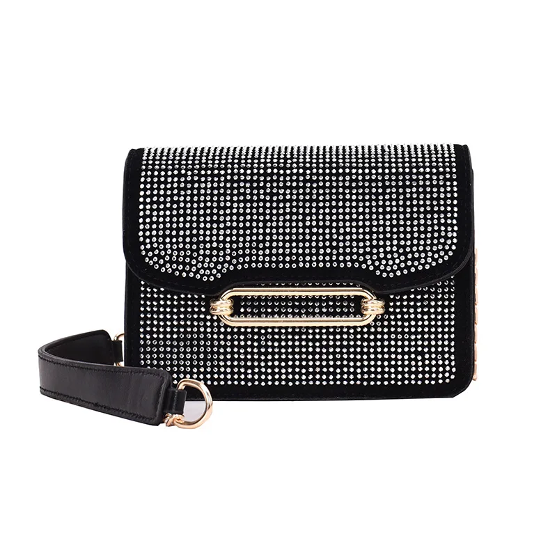 Bag women 2019 new Korean fashion rhinestone chain small square bag temperament Joker shoulder Messenger bag
Bag women 2019 new Korean fashion rhinestone chain small square bag temperament Joker shoulder Messenger bag