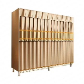 Cloth Wardrobe New Simple Modern Fabric Large Steel Frame Fully Closed Assembly Home Bedroom Storage Wardrobe
Cloth Wardrobe New Simple Modern Fabric Large Steel Frame Fully Closed Assembly Home Bedroom Storage Wardrobe