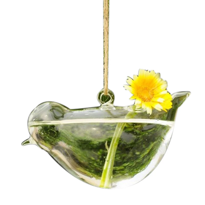 Bird Glass Vase Bottle Terrarium Hydroponic Container Pot Flower Diy Table Wedding Garden Decor
Bird Glass Vase Bottle Terrarium Hydroponic Container Pot Flower Diy Table Wedding Garden Decor