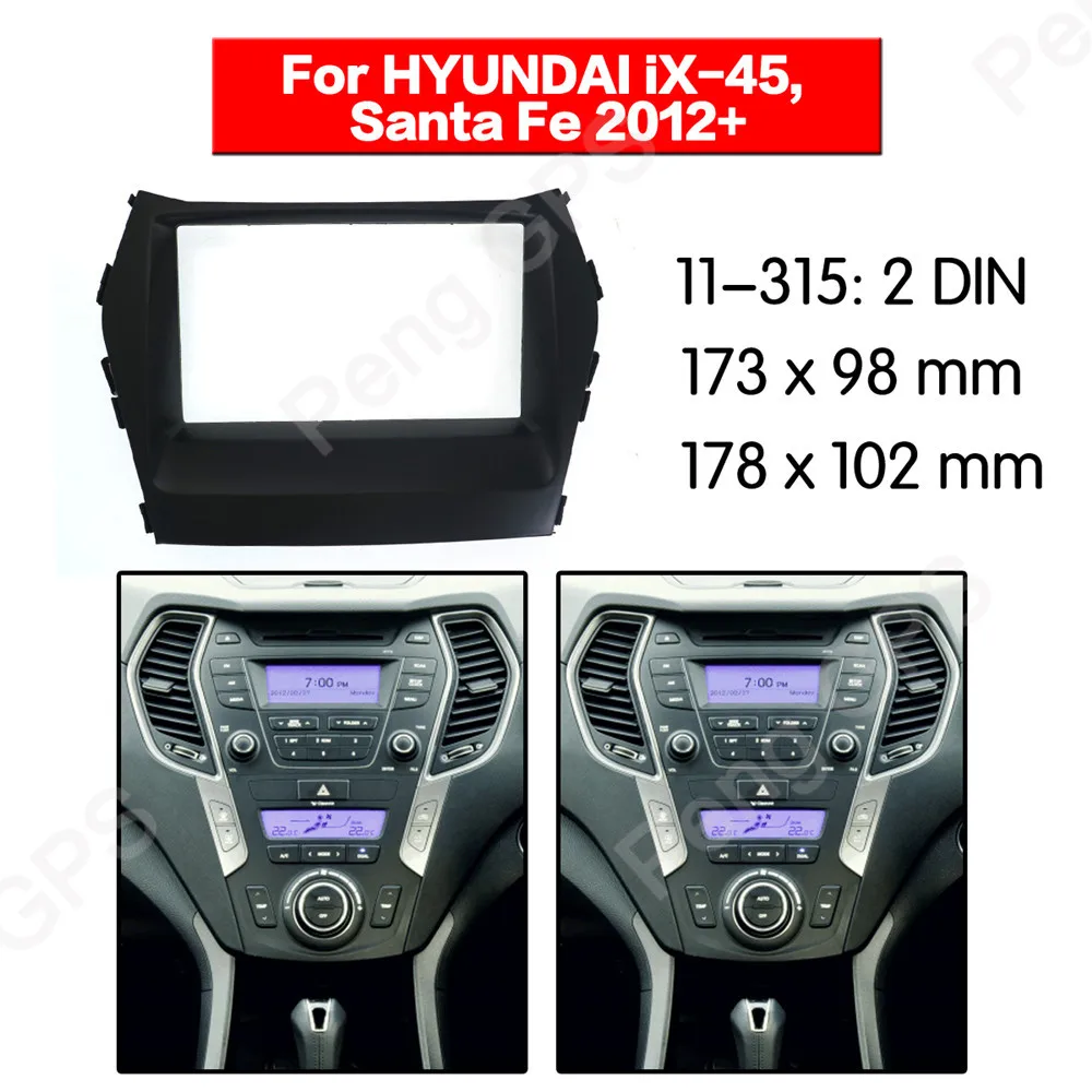 2 DIN 11-315 автомобильный радиоприемник, стерео монтажный адаптер fascia ДЛЯ HYUNDAI iX-45, Santa Fe 2012 + рамка аудио
2 DIN 11-315 автомобильный радиоприемник, стерео монтажный адаптер fascia ДЛЯ HYUNDAI iX-45, Santa Fe 2012 + рамка аудио