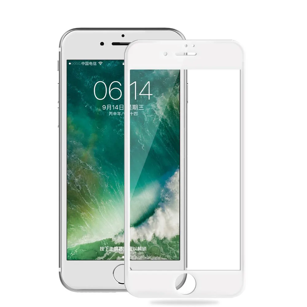 

CXV Screen Protector 1-5 PCS For iPhone 6 6S Tempered Glass On The For iPhone 6 6s Puls 9H Curved Edge Protective Glass Film