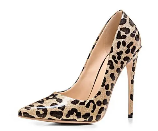 New sexy leopard pattern pointed toe super high thin heel pumps for ladies Women red/gold shallow high heel shoes Dress shoes
New sexy leopard pattern pointed toe super high thin heel pumps for ladies Women red/gold shallow high heel shoes Dress shoes
