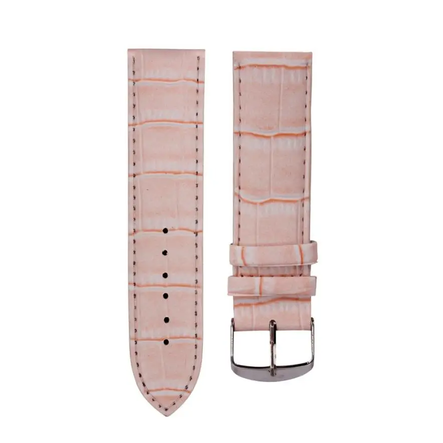 Creative 2018 High Quality Watch Band 20mm Width Fashion Color Soft Faux Leather Strap Steel Buckle Wrist Watch Band
Creative 2018 High Quality Watch Band 20mm Width Fashion Color Soft Faux Leather Strap Steel Buckle Wrist Watch Band