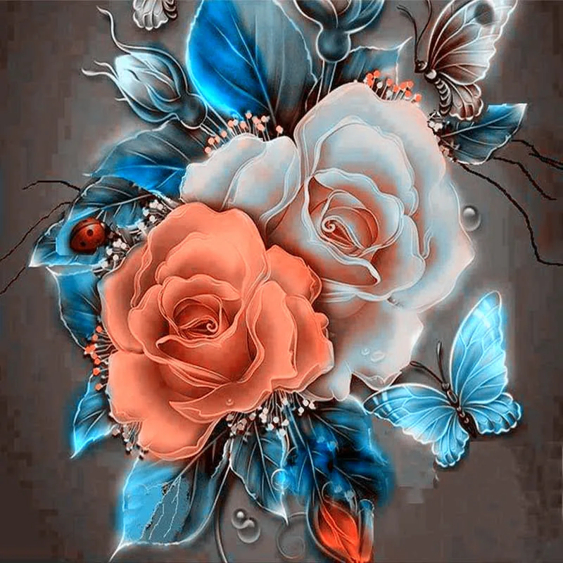 Diy Diamond Painting Flowers Diamond Cross Stitch Crystal square Diamond Unfinished Full Diamond Embroidery Colorful Rose LXY222
Diy Diamond Painting Flowers Diamond Cross Stitch Crystal square Diamond Unfinished Full Diamond Embroidery Colorful Rose LXY222