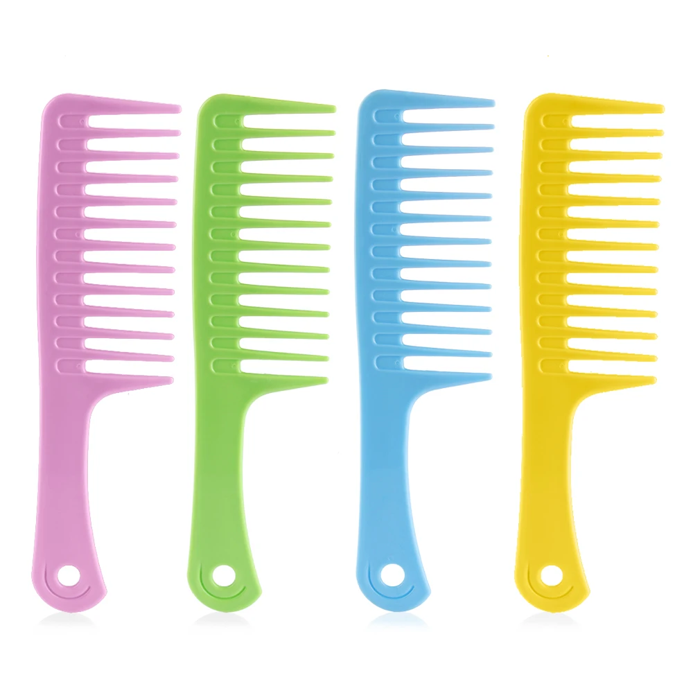 Random Color!! 1PC Salon Hairdressing Anti-static Handle Wide Tooth Hairburshes Hair Comb Detangling Massage Styling Tools
Random Color!! 1PC Salon Hairdressing Anti-static Handle Wide Tooth Hairburshes Hair Comb Detangling Massage Styling Tools