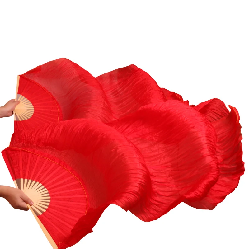 100% Natural Silk Veil Belly Dance Fans 1 Pair Handmade Dyed Belly Dancing Fans 180x90cm Dance Props Pure Red Color Fans 5 Sizes
100% Natural Silk Veil Belly Dance Fans 1 Pair Handmade Dyed Belly Dancing Fans 180x90cm Dance Props Pure Red Color Fans 5 Sizes