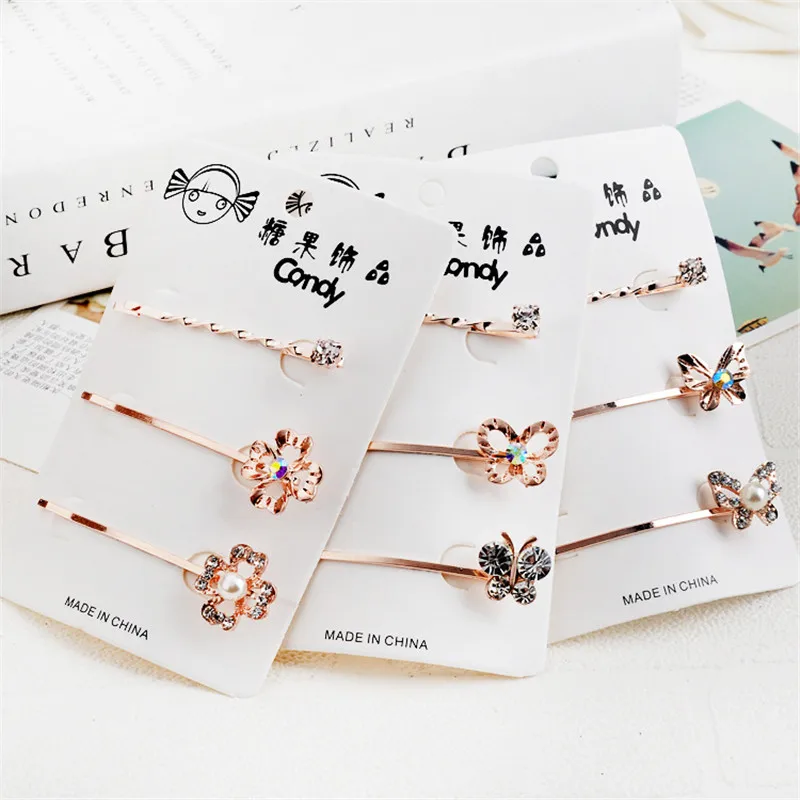 3PCS 2018 Pearls Crystal Hair Clip Barrettes Hair Accessories Fashion Girls Women Bowknot Heart Flower Cute Headwear Hair Clips
3PCS 2018 Pearls Crystal Hair Clip Barrettes Hair Accessories Fashion Girls Women Bowknot Heart Flower Cute Headwear Hair Clips