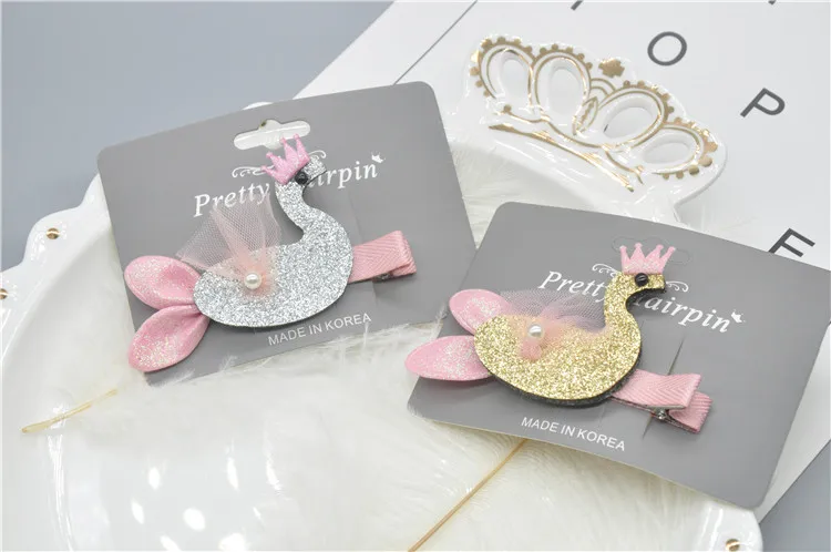 Boutique 10pcs Fashion Cute Glitter Tiaras Swan Hairpins Solid Animal Bird Hair Clips Princess Headwear Hair Accessories
Boutique 10pcs Fashion Cute Glitter Tiaras Swan Hairpins Solid Animal Bird Hair Clips Princess Headwear Hair Accessories