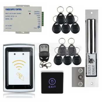 DIYSECUR Electric Bolt Lock Remote Control 125KHz RFID Reader No Keypad Controller Door Access Control Security System
DIYSECUR Electric Bolt Lock Remote Control 125KHz RFID Reader No Keypad Controller Door Access Control Security System