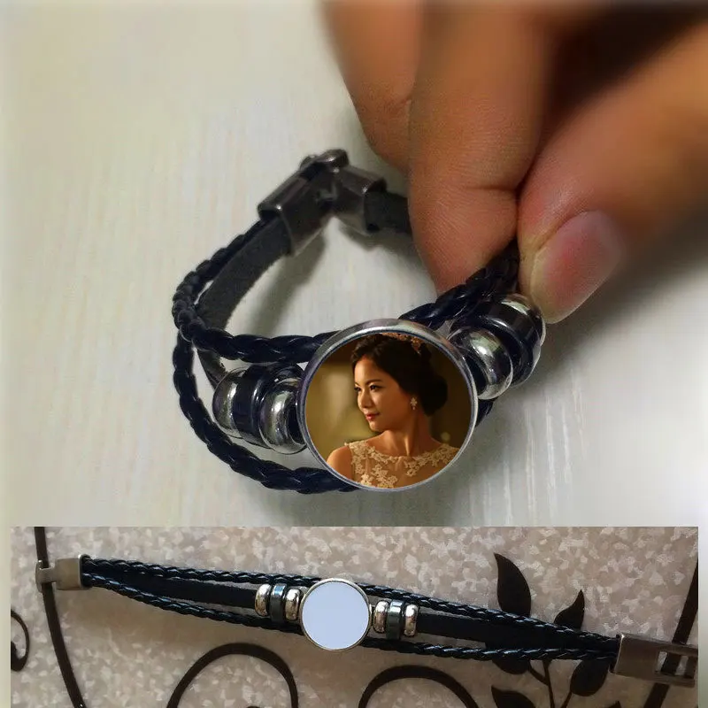 sublimation cowhide bracelets black knitted bracelet heart transfer printing custom diy jewelry consumable hot style 15pcs/lot
sublimation cowhide bracelets black knitted bracelet heart transfer printing custom diy jewelry consumable hot style 15pcs/lot