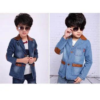 2016 Handsome Boys Jacket Coat Children Clothes Spring&Autumn Boys Blazer Fashion Boys Denim Coat Kids Outerwear Jacket
2016 Handsome Boys Jacket Coat Children Clothes Spring&Autumn Boys Blazer Fashion Boys Denim Coat Kids Outerwear Jacket