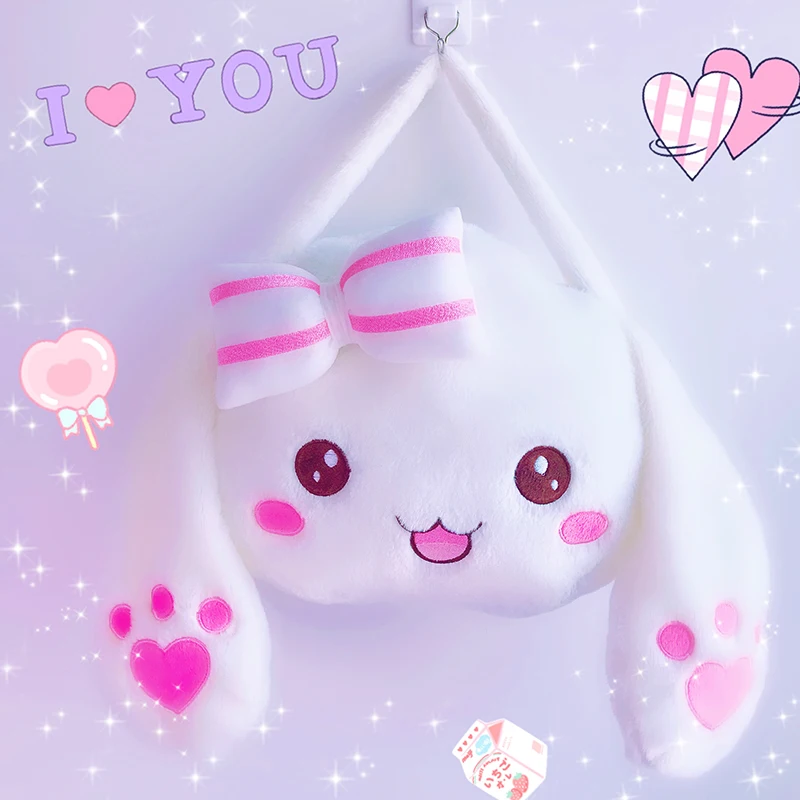 45*33cm Cute Rabbit Plush Backpack Japanese Lolita Rabbit Backpacks Rabbit Stuffed Plush Dolls for Girls Plush Handbag Soft Bags
45*33cm Cute Rabbit Plush Backpack Japanese Lolita Rabbit Backpacks Rabbit Stuffed Plush Dolls for Girls Plush Handbag Soft Bags