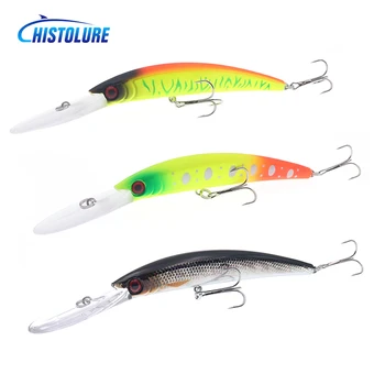 NEW Minnow Fishing Lure 110mm 16g Hard Bait Long Lips wobblers Minnow Crankbait Bass Pike Artificial Baits Fishing Tackle
NEW Minnow Fishing Lure 110mm 16g Hard Bait Long Lips wobblers Minnow Crankbait Bass Pike Artificial Baits Fishing Tackle