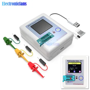 Transistor Tester 1.8 inch Colorful Display Multi-function LCR-TC1 Tester Detector for Diode Triode Capacitor Resistor NPN PNP
Transistor Tester 1.8 inch Colorful Display Multi-function LCR-TC1 Tester Detector for Diode Triode Capacitor Resistor NPN PNP