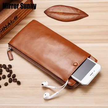 New Arrival Men's Long Wallet Soft PU Leather Youth Zipper Purse Korean Male Mobile Bags Simple Solid Clutch Wallet Card Holder
New Arrival Men's Long Wallet Soft PU Leather Youth Zipper Purse Korean Male Mobile Bags Simple Solid Clutch Wallet Card Holder