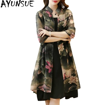AYUNSUE Vestidos Two Piece Chiffon Dress Plus Size Summer Flower Dress Elegant Black Dresses Lotus Vetement Femme 2020 KJ075
AYUNSUE Vestidos Two Piece Chiffon Dress Plus Size Summer Flower Dress Elegant Black Dresses Lotus Vetement Femme 2020 KJ075
