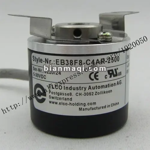 EB38F8-C4AR-2500ELCO Elco rotary optical encoder hollow shaft 8mm 2500 pulses
EB38F8-C4AR-2500ELCO Elco rotary optical encoder hollow shaft 8mm 2500 pulses