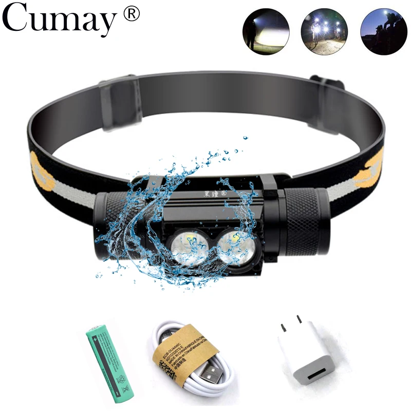 LED Headlamp USB XML L2 T6 Headlight Waterproof Head Flashlight Torch LED Head Light 18650 Rechargeable Battery Camping Lamp
LED Headlamp USB XML L2 T6 Headlight Waterproof Head Flashlight Torch LED Head Light 18650 Rechargeable Battery Camping Lamp