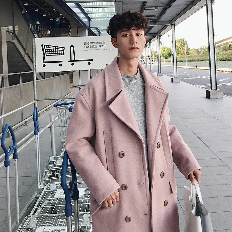 Casual Loose Winter Fashion Long Wool Coats Solid Pockets Wool Blend Coat and Jacket Long Sleeve Turn Down Collar Coat Overcoat
Casual Loose Winter Fashion Long Wool Coats Solid Pockets Wool Blend Coat and Jacket Long Sleeve Turn Down Collar Coat Overcoat