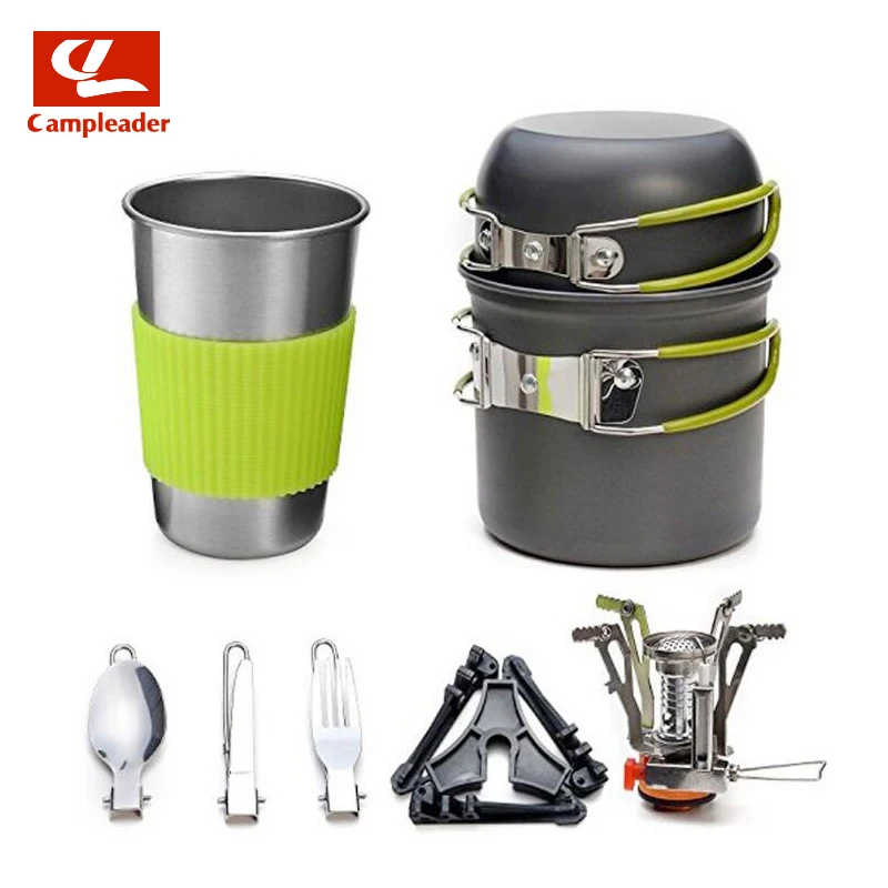 Outdoor Cookware Set 1-2 People Camping Stove Set Pot Combination Portable Field Stove Tableware CL306
Outdoor Cookware Set 1-2 People Camping Stove Set Pot Combination Portable Field Stove Tableware CL306