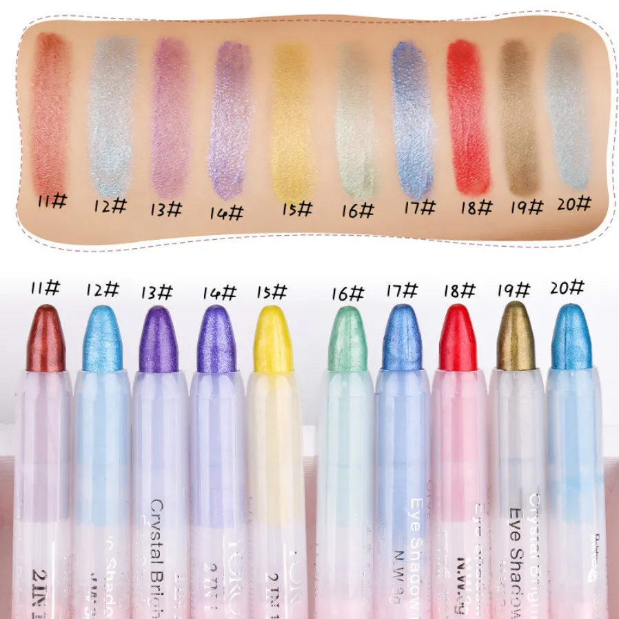 

1 Pcs 20 Color Liquid Eyeliner Pencil Waterproof Long-lasting Eye Liner Pencil Smooth Makeup Comestic for Eyeshadow Dropship Tc1