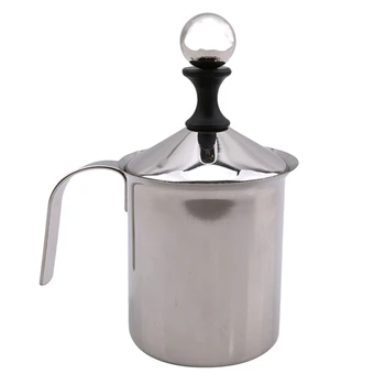 Original 400ML Manual Milk Frother Stainless Steel Double Mesh Milk Creamer Milk Foam Mesh Coffee Foamer Creamer
Original 400ML Manual Milk Frother Stainless Steel Double Mesh Milk Creamer Milk Foam Mesh Coffee Foamer Creamer