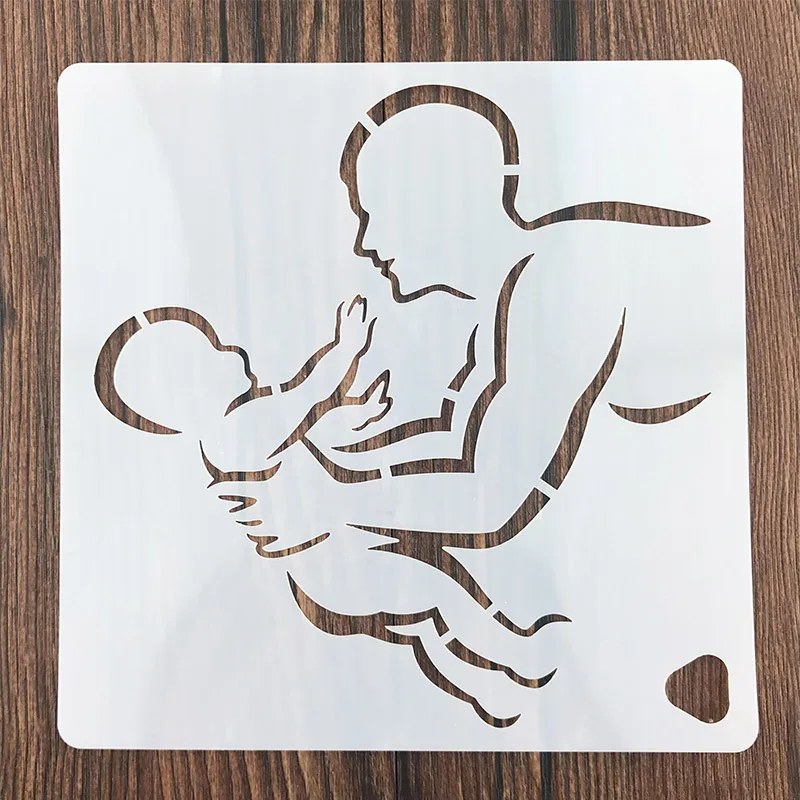 Father Hug Baby Stencils for DIY Scrapbooking Plastic Handmade Template Crafts Art Diary Decor Painting Drawing Spray Tool Card
Father Hug Baby Stencils for DIY Scrapbooking Plastic Handmade Template Crafts Art Diary Decor Painting Drawing Spray Tool Card