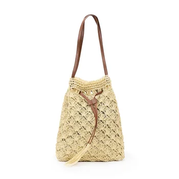 Women Straw Shoulder Bag Tassel Drawstring Handbag Summer Holiday Beach Tote Bags Best Sale-WT
Women Straw Shoulder Bag Tassel Drawstring Handbag Summer Holiday Beach Tote Bags Best Sale-WT